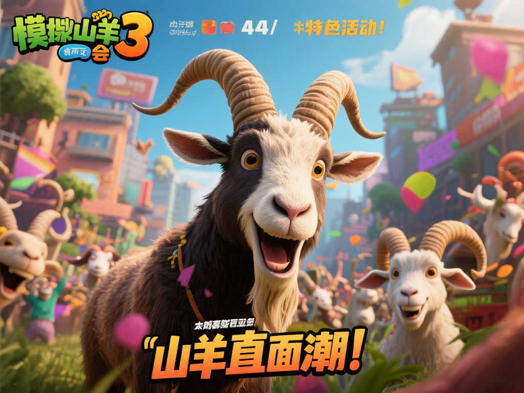 《模拟山羊3》或将带来惊喜？山羊主题直面会定档4月揭晓！