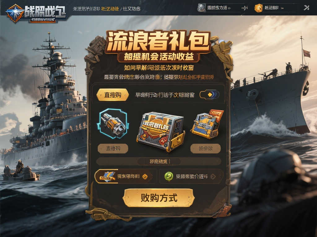 星际旅人重返深海 《战舰世界》流浪者礼包再度上线