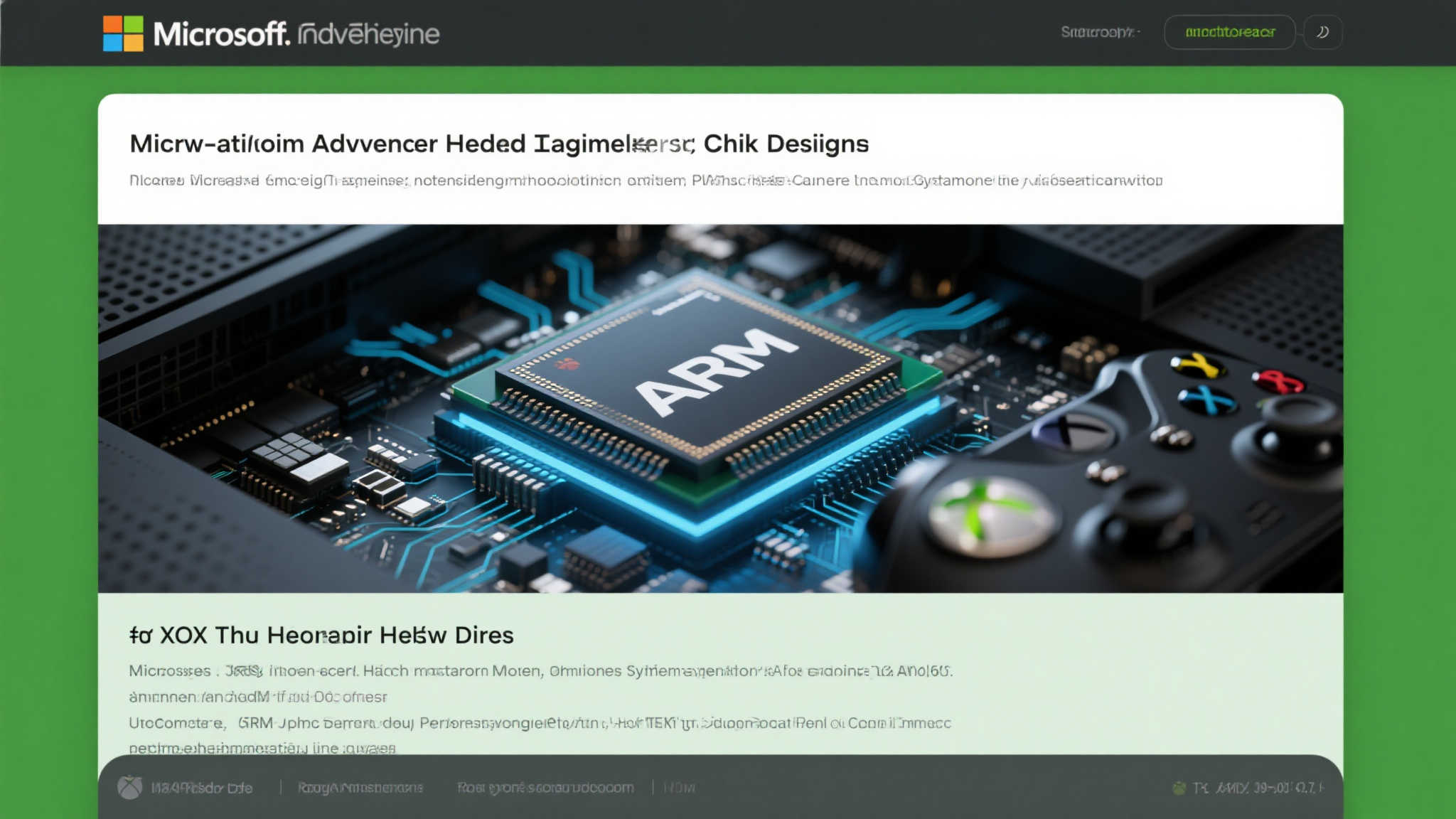 Xbox次世代主机芯片揭秘：或将采用ARM／骁龙架构